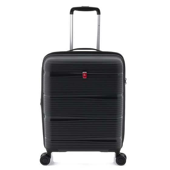 Gladiator 0800 4 Rollen Kabinentrolley 55 cm mit Dehnfalte
