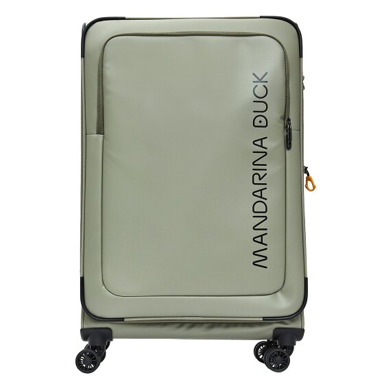Mandarina Duck Eco Coated 4 Rollen Trolley L 78 cm mit Dehnfalte