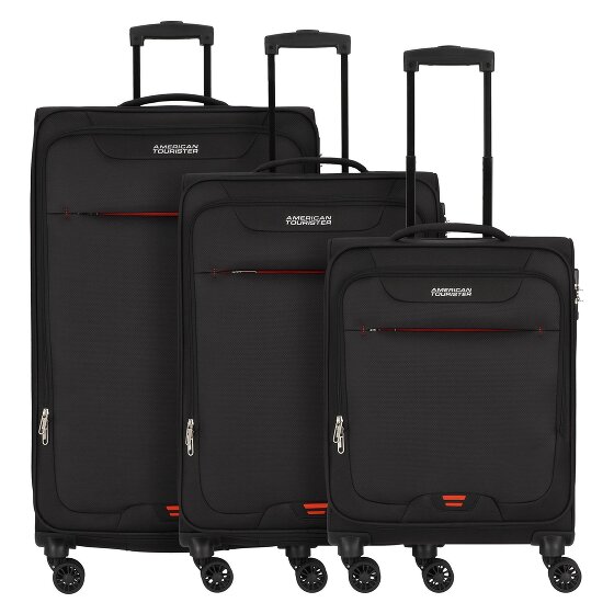 American Tourister Street Roll 4 Rollen Kofferset 3-teilig mit Dehnfalte