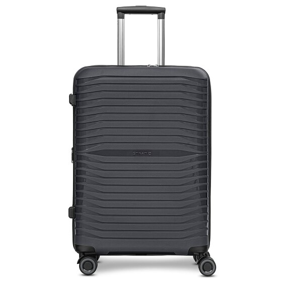 Stratic Shine 4 Rollen Trolley 65 cm mit Dehnfalte