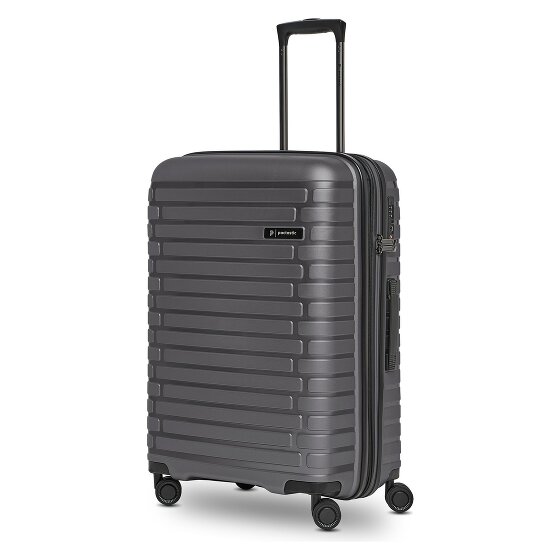 Pactastic Collection 04 THE MEDIUM + 4 Rollen Trolley M 66 cm mit Dehnfalte
