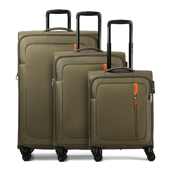 American Tourister Nitestream 4 Rollen Kofferset 3-teilig mit Dehnfalte