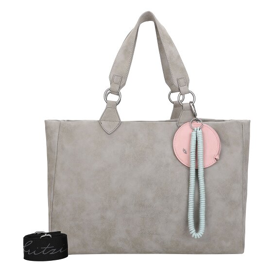 Fritzi aus Preußen Izzy Vintage Shopper Tasche 42 cm grau