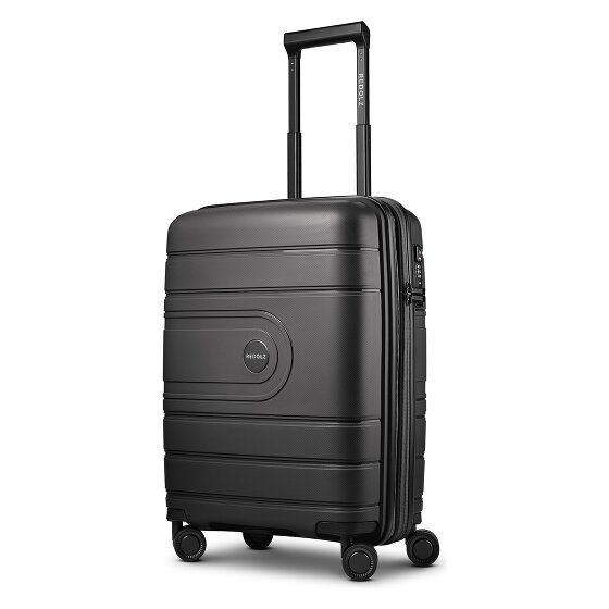Redolz Essentials 11 4 Rollen Kabinentrolley 55 cm mit Dehnfalte