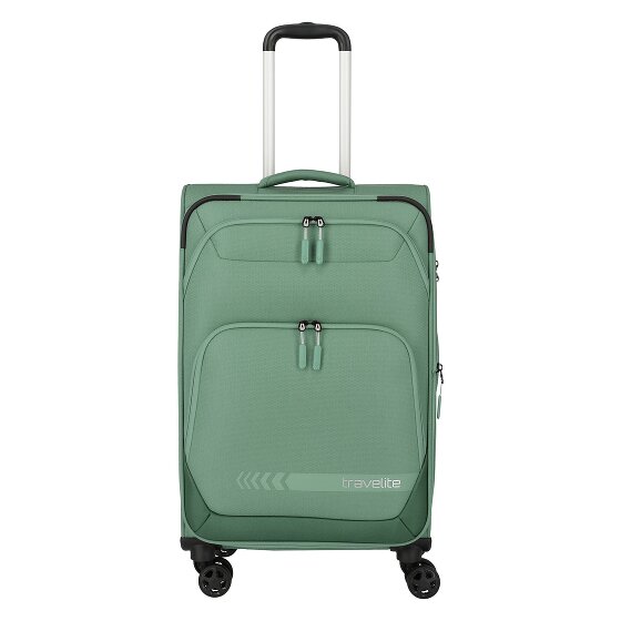 Travelite Kick Off 4 Rollen Trolley M 67 cm mit Dehnfalte
