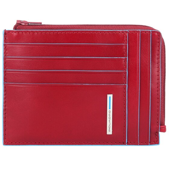 Piquadro Blue Square Kreditkartenetui RFID Schutz Leder 12 cm Geschenkbox