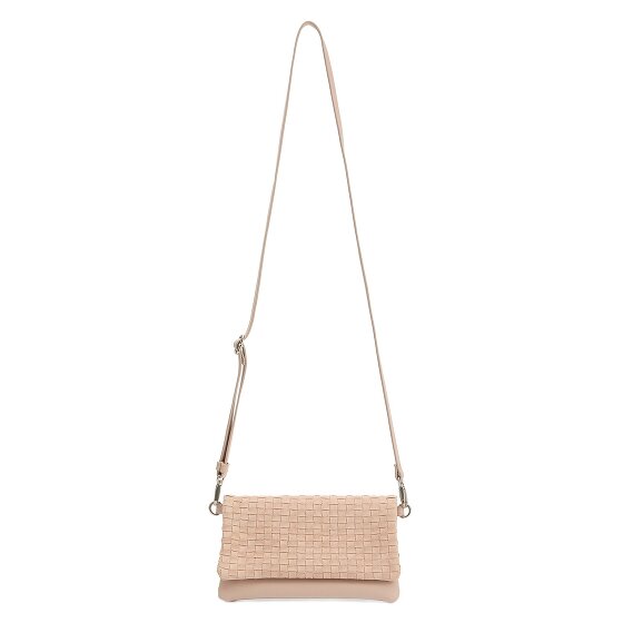 FredsBruder Weave Harmony Clutch Tasche Leder 22 cm beige