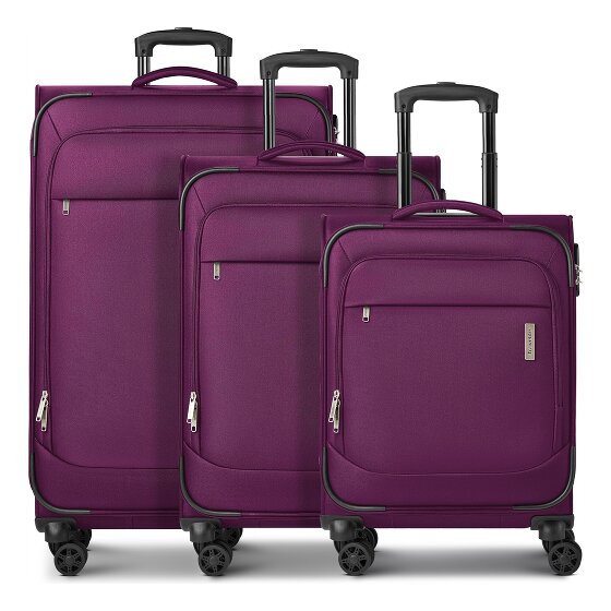 Travelite Priego 4 Rollen Kofferset 3-teilig