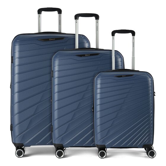 Benzi 5808 4 Rollen Kofferset 3-teilig mit Dehnfalte