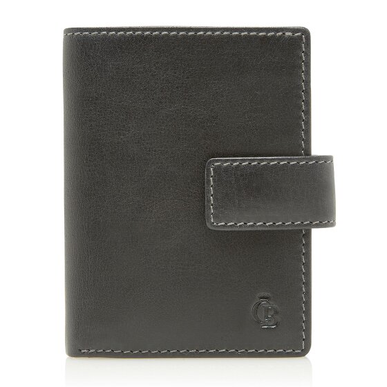 Castelijn & Beerens Canyon Geldbörse RFID Leder 8 cm schwarz