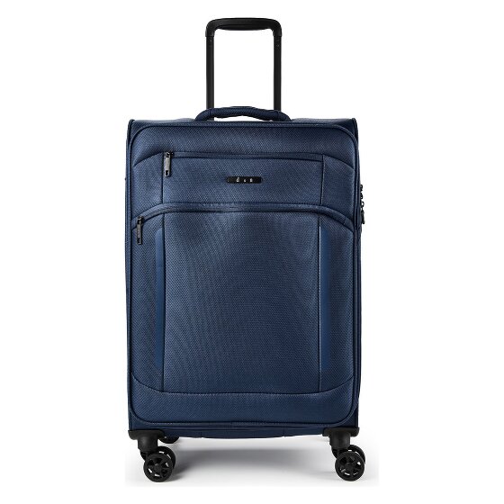 d&n Travel Line 9804 4 Rollen Trolley M 68 cm mit Dehnfalte