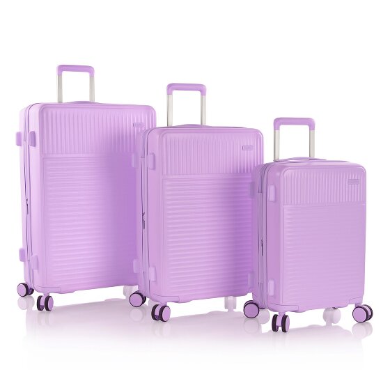 Heys Pastel 4 Rollen Kofferset 3-teilig mit Dehnfalte