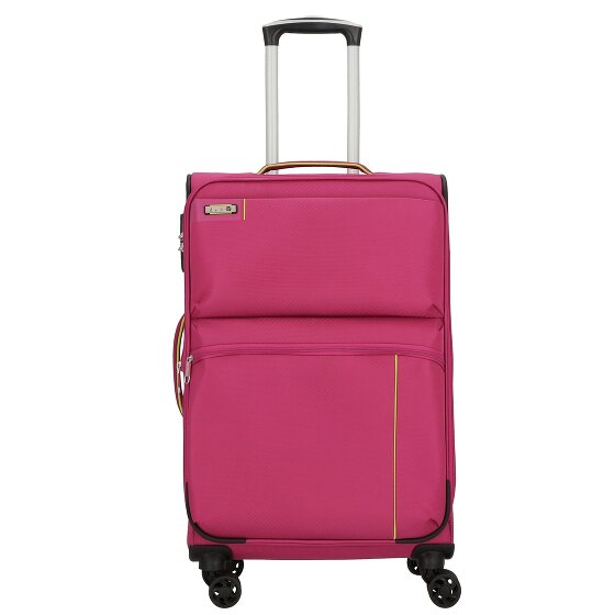 d&n Travel Line 6764 4 Rollen Trolley 65 cm mit Dehnfalte