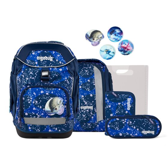 Ergobag Pack Schulranzen-Set 6tlg. inkl. Klettie-Set