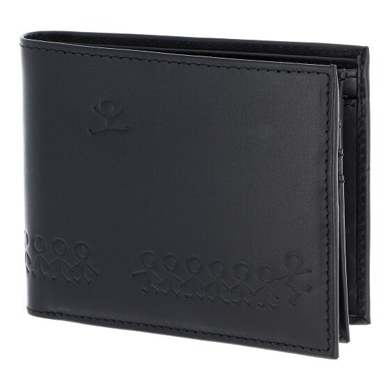 oxmox Leather Geldbörse RFID Schutz Leder 12 cm