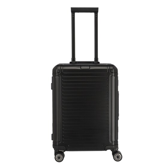Travelite Next 4-Rollen Kabinentrolley Aluminium 55 cm
