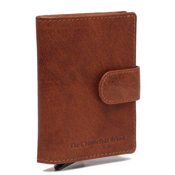 The Chesterfield Brand Prague Kreditkartenetui RFID Schutz Leder 7 cm
