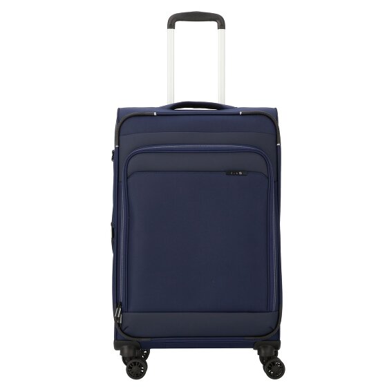 d&n Travel Line 9504 4 Rollen Trolley M 67 cm mit Dehnfalte