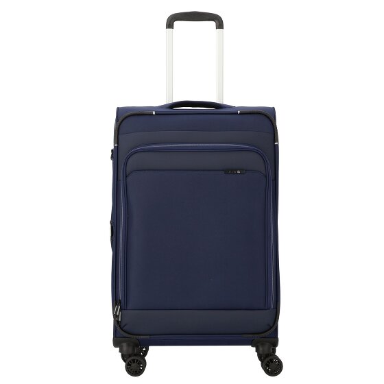 d&n Travel Line 9504 4 Rollen Trolley M 67 cm mit Dehnfalte