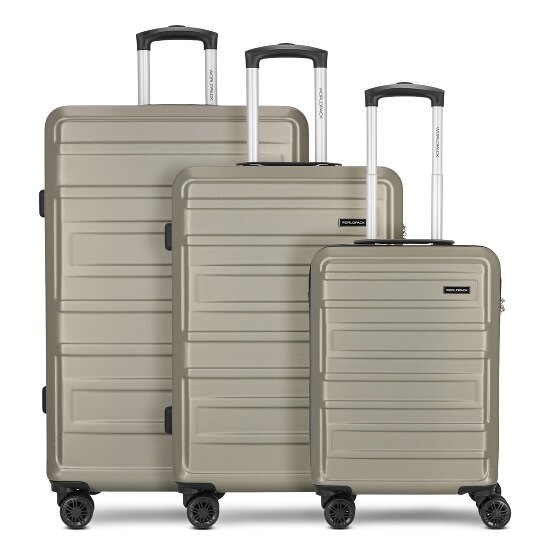 Worldpack New York 2.0 4 Rollen Kofferset 3-teilig