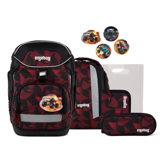 Ergobag Pack Schulranzen-Set 6tlg. inkl. Klettie-Set