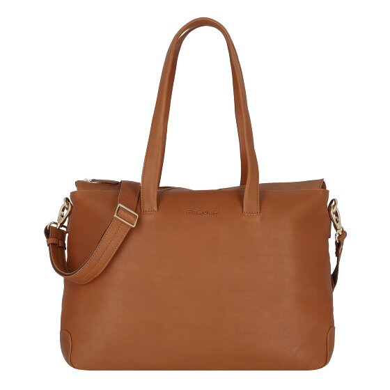 Plevier Edge Aktentasche RFID Schutz Leder 40 cm Laptopfach