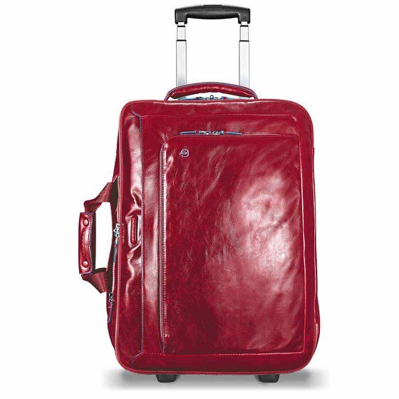 Piquadro Blue Square 2 Rollen Businesstrolley Leder 51 cm Laptopfach