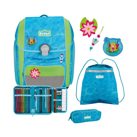 Scout Genius Schulranzen-Set 4-teilig