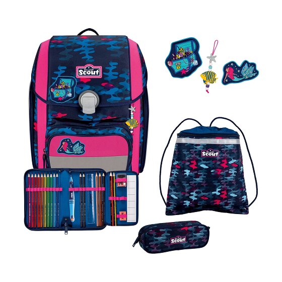 Scout Genius Schulranzen-Set 4-teilig