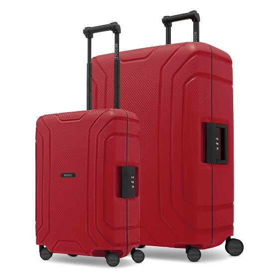 Redolz Essentials 15 4-Rollen 15 Kofferset S+L mit Dreipunktverschluss