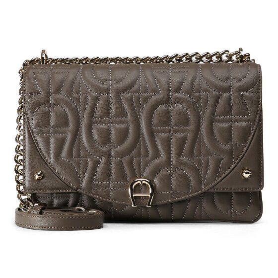 AIGNER Diadora Umhängetasche Leder 25 cm