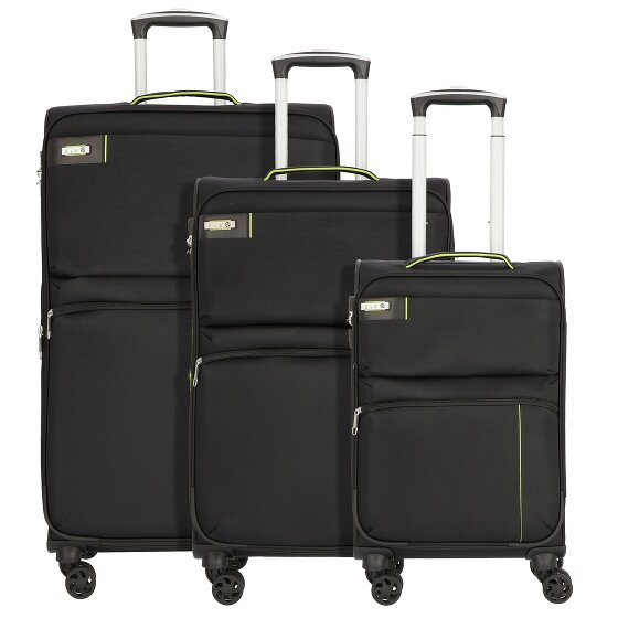 d&n Travel Line 6704 4 Rollen Kofferset 3-teilig