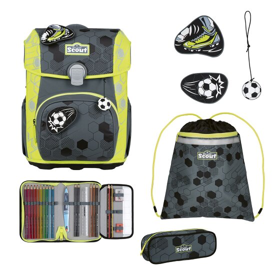Scout Neo Exklusiv Superflash Extreme Schulranzen-Set 4-teilig