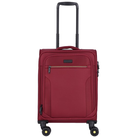 d&n Travel Line 9704 4 Rollen Kabinentrolley S 55 cm mit Dehnfalte