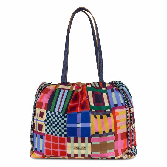 Oilily Tartan Tape Skar Shopper Tasche 36 cm