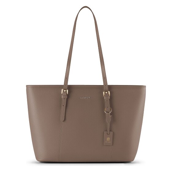 Lazarotti Bologna Leather XL Shopper Tasche Leder 35 cm