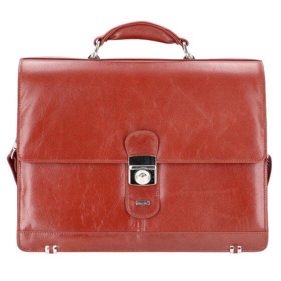 Alassio Mocca Aktentasche Leder 38 cm Laptopfach