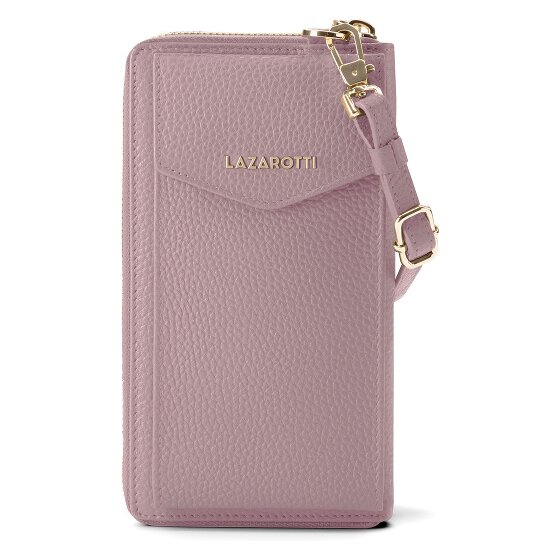 Lazarotti Bologna Leather Zip-Around Geldbörse Handytasche Leder 19 cm