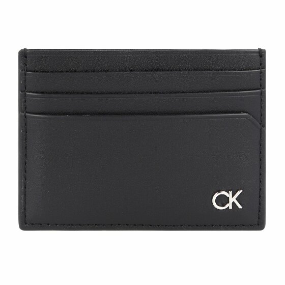 Calvin Klein Metal CK Kreditkartenetui Leder 10 cm