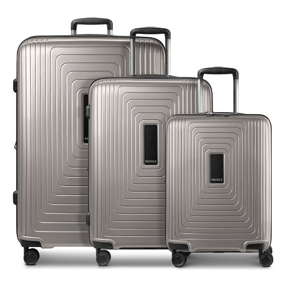 Redolz Essentials 14 4 Rollen Kofferset 3-teilig mit Dehnfalte