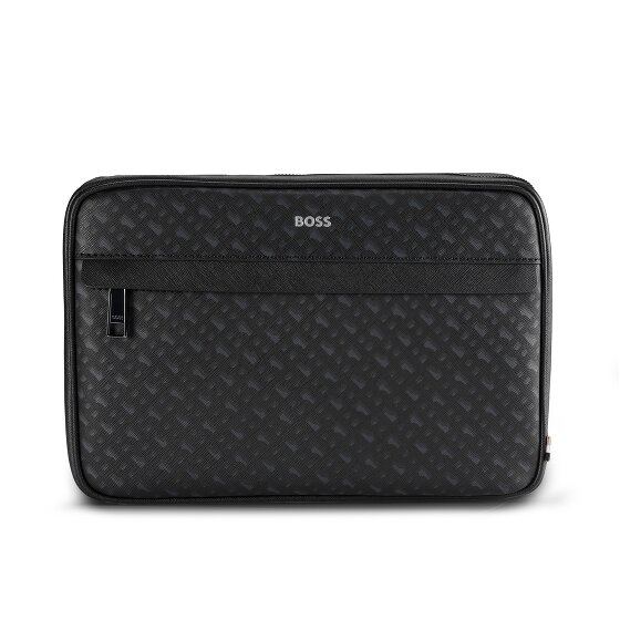 Boss Zair Kulturbeutel Leder 28 cm