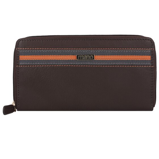 mano Don Leonardo Geldbörse RFID Leder 18 cm