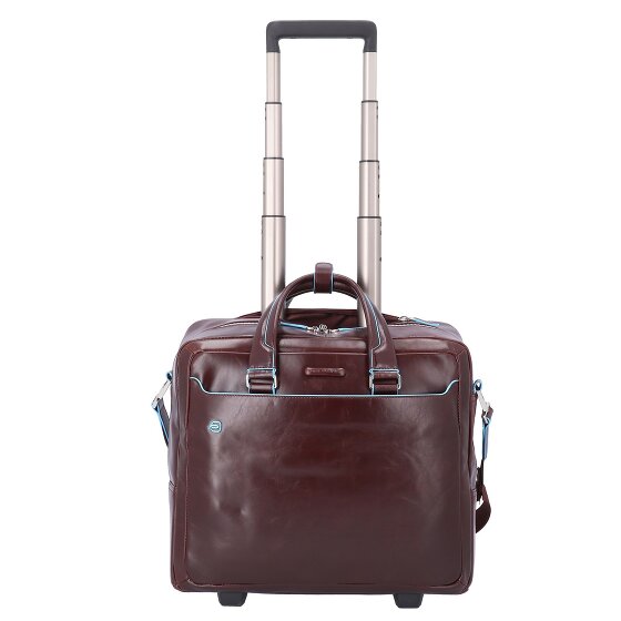 Piquadro Blue Square 2 Rollen Businesstrolley Leder 36 cm Laptopfach