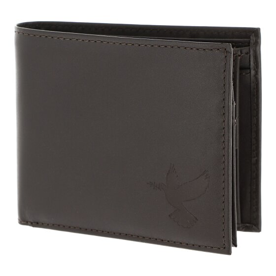 oxmox Leather Geldbörse RFID Schutz Leder 12 cm