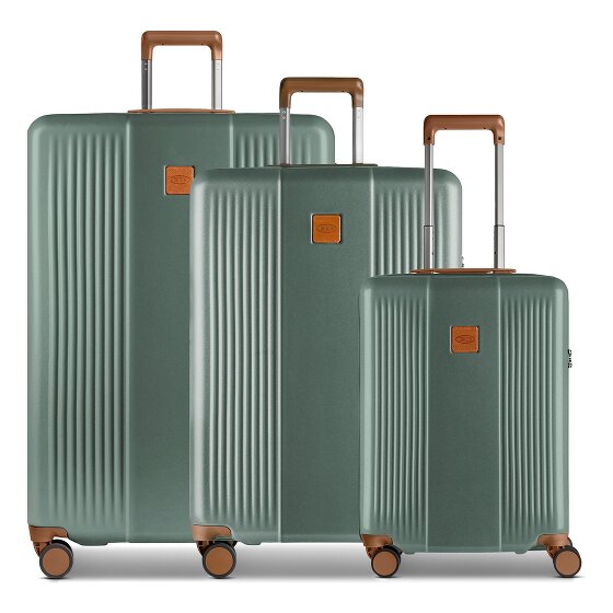 Bric's Ferrara 4 Rollen Kofferset 3-teilig mit Dehnfalte