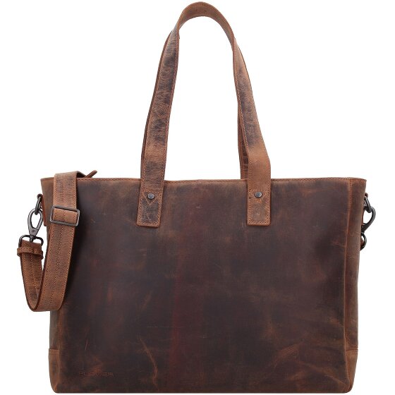 Plevier Shopper Tasche Leder 41 cm Laptopfach