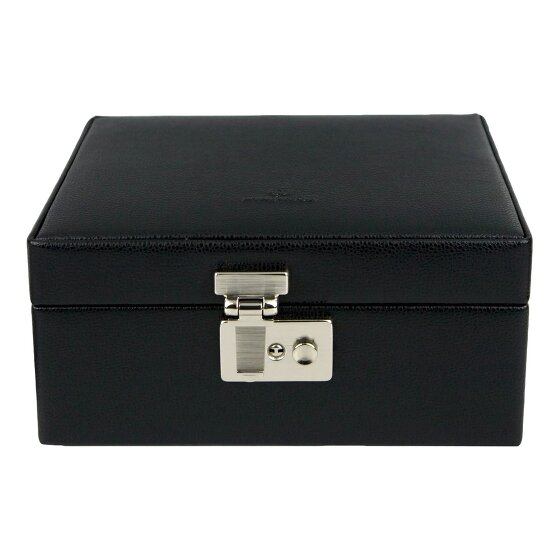 Windrose Beluga Schmuckkasten Leder 19.5 cm
