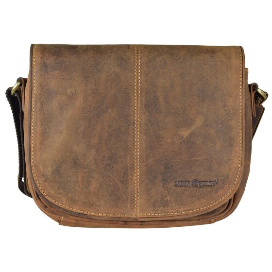 Greenburry Vintage Umhängetasche Leder 28 cm
