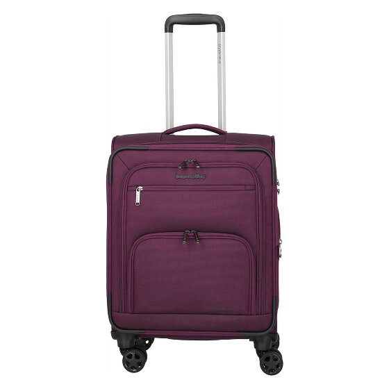 Travelite Cubis 4 Rollen Kabinentrolley S 55 cm mit Dehnfalte