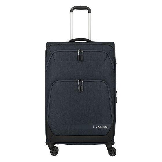 Travelite Kick Off 4 Rollen Trolley L 78 cm mit Dehnfalte